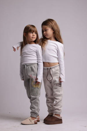 מכנסיים פוטר לילדות דגם FREEDOM