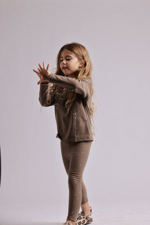 חליפת פוטר לילדות עם טייץ