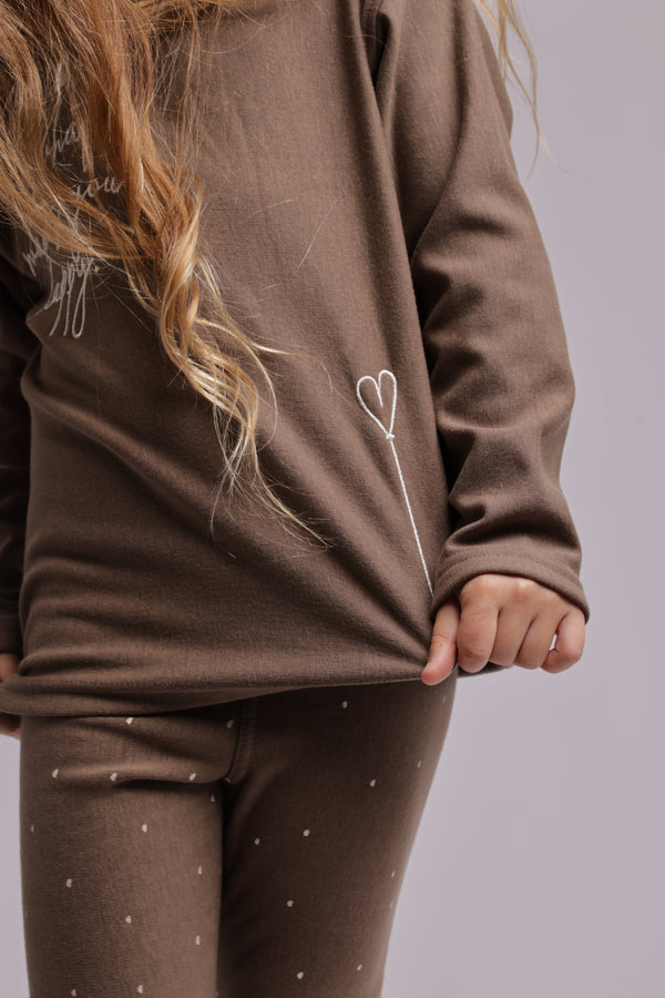 חליפת פוטר לילדות עם טייץ