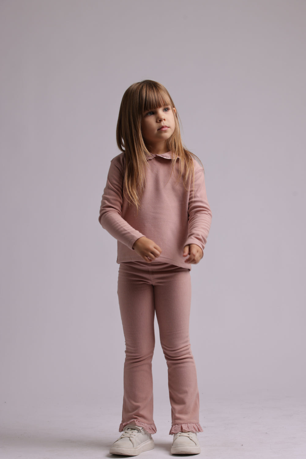 חליפת פוטר לילדות עם צווארון