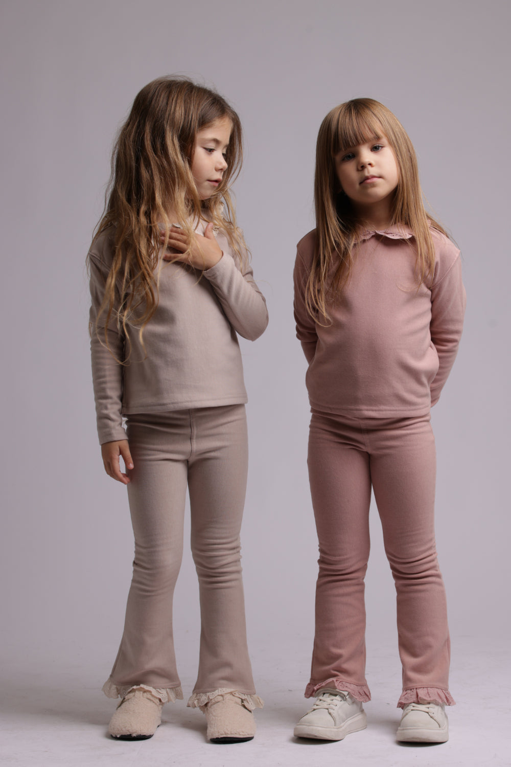 חליפת פוטר לילדות עם צווארון