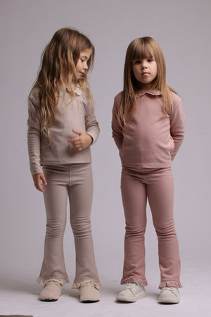 חליפת פוטר לילדות עם צווארון