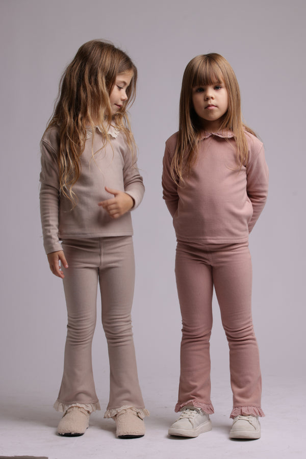 חליפת פוטר לילדות עם צווארון