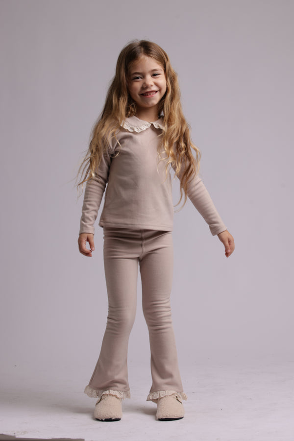 חליפת פוטר לילדות עם צווארון