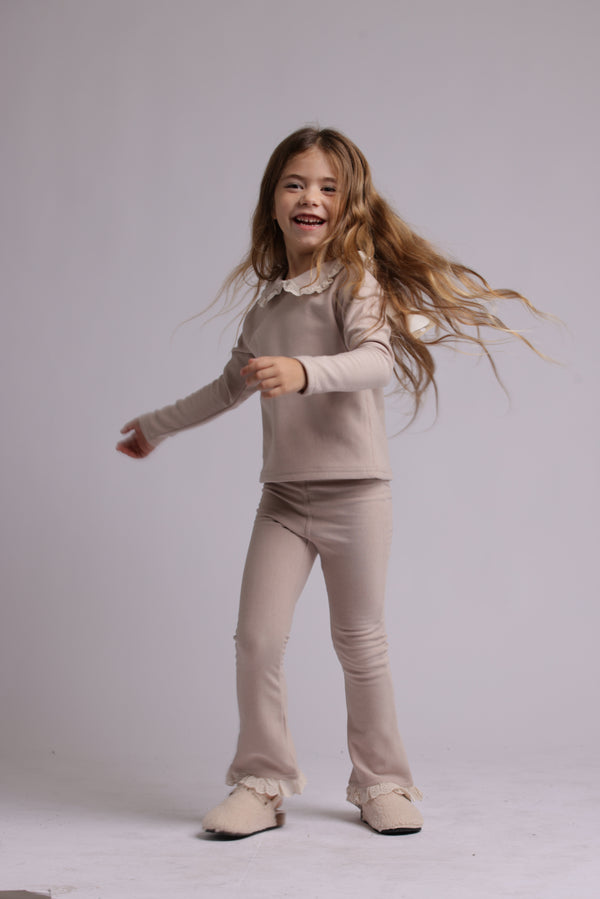 חליפת פוטר לילדות עם צווארון