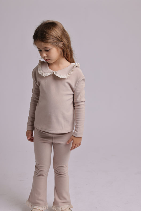 חליפת פוטר לילדות עם צווארון