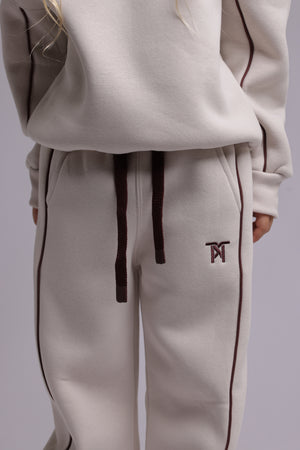 חליפת פוטר לבנות עם חצי רוכסן