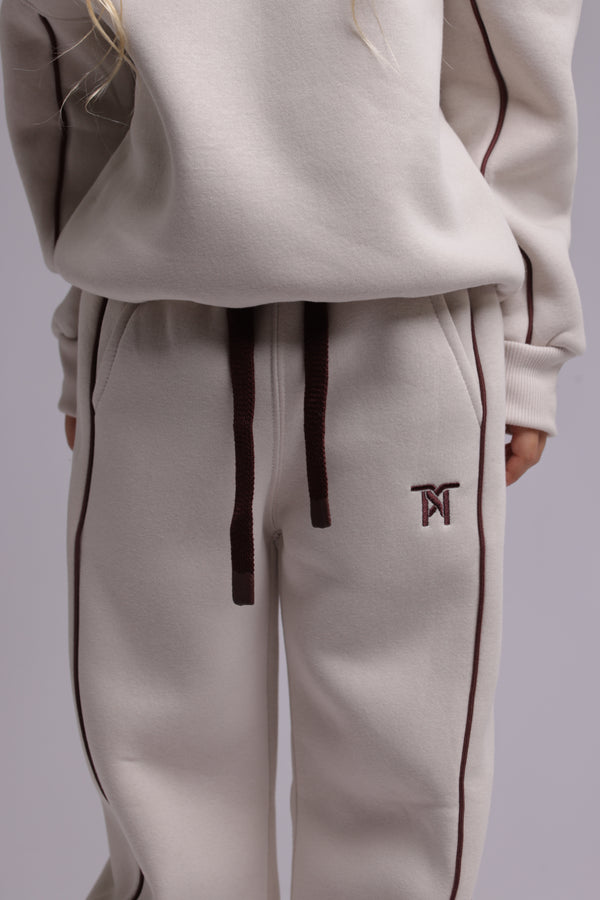 חליפת פוטר לבנות עם חצי רוכסן