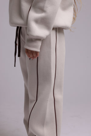 חליפת פוטר לבנות עם חצי רוכסן