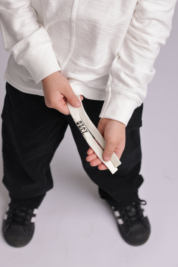 מכנסיים בנים אריג כותנה