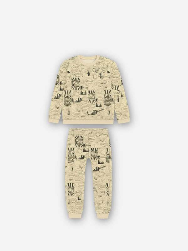 פיג'מה בנים קטיפה