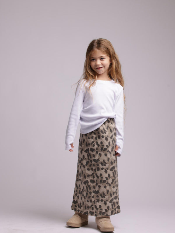 חצאית פרנץ טרי מנומר