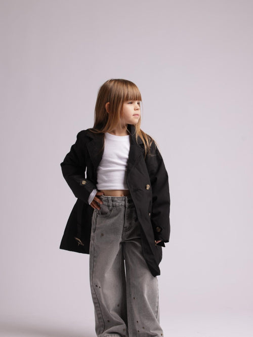 מעיל טרנץ' בנות