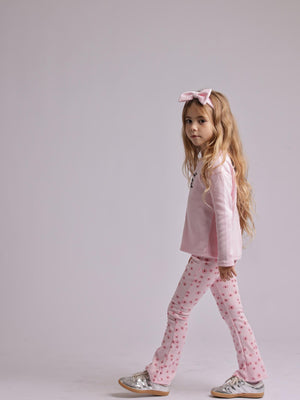 חליפת בנות ריב כותנה פוטר עם פפיון