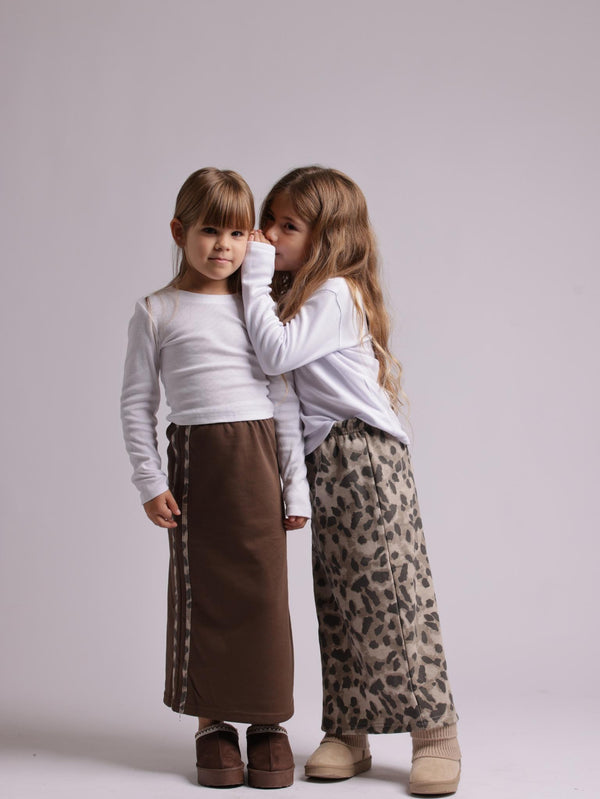 חצאית פרנץ טרי מנומר