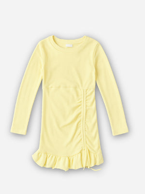 שמלת ריב לילדות עם כיווץ