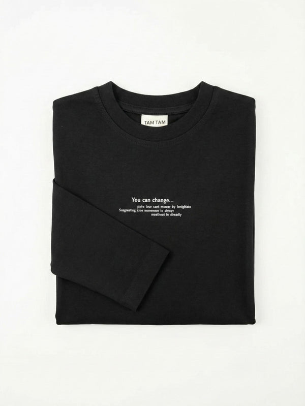 חולצה בנים טריקו - דגם RIGHT PLACE