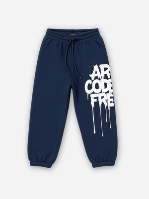 מכנסיים פוטר לילדות דגם Art Drip