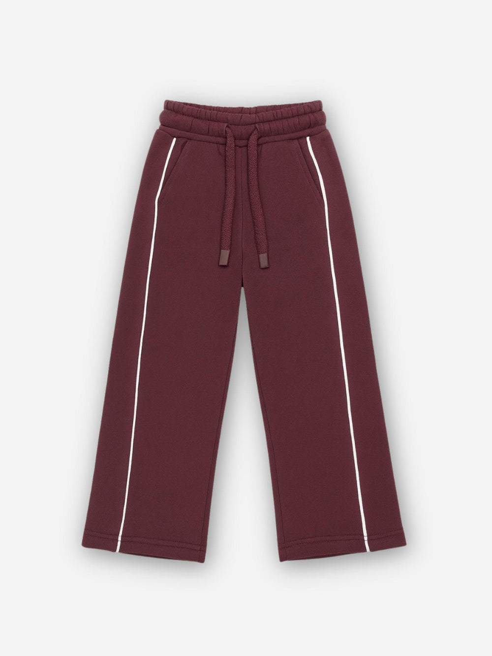 מכנסיים לילדות כותנה פיקה רחב