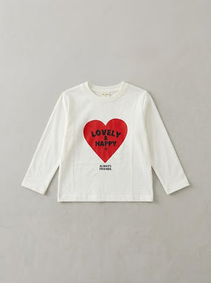 LOVELY חולצה לילדות מבד טריקו