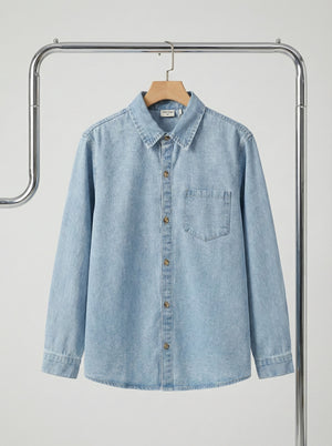 חולצה מכופתרת ג'ינס