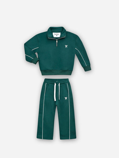 חליפת פוטר לבנות עם חצי רוכסן