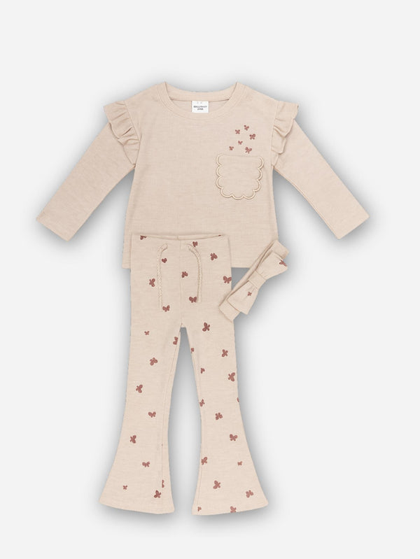 חליפת בנות ריב כותנה פוטר עם סרט