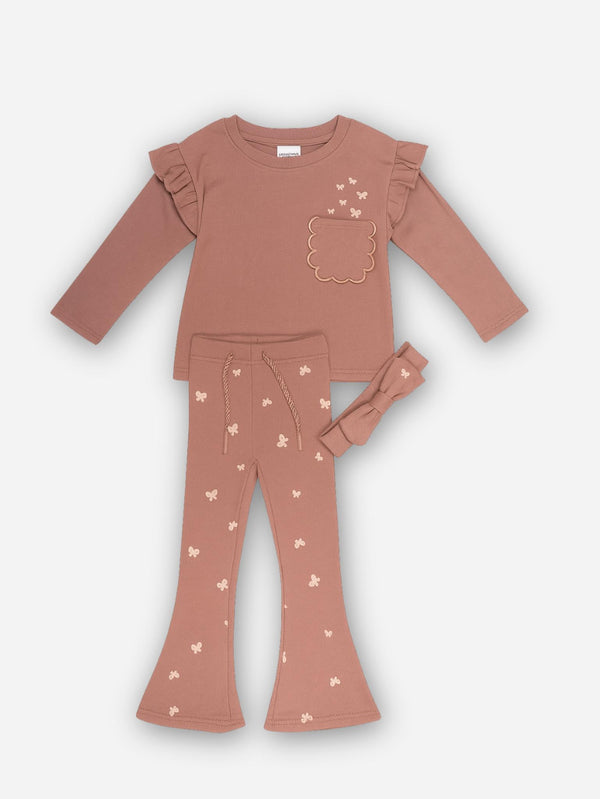 חליפת בנות ריב כותנה פוטר עם סרט