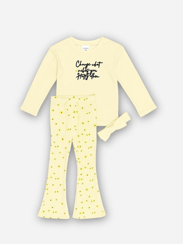 חליפת בנות ריב כותנה פוטר עם פפיון