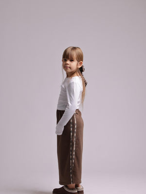 חצאית פרנץ טרי פסים מנומר ארוך