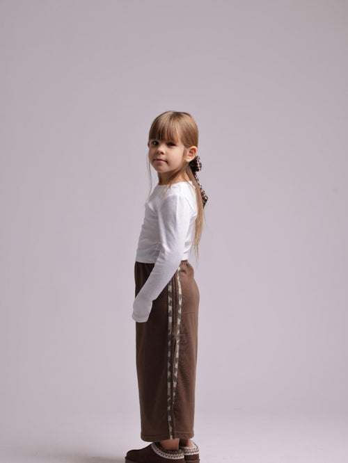 חצאית פרנץ טרי פסים מנומר ארוך