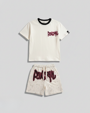 חליפה כותנה לילדים דגם Powerful