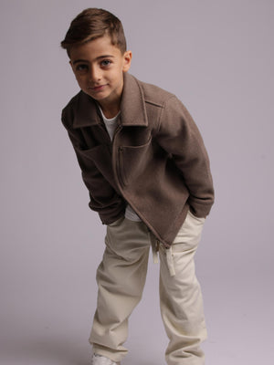 ג'קט בנים דמוי צמר