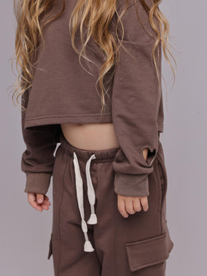 חליפת בנות פוטר לייקרה כותנה דגמח