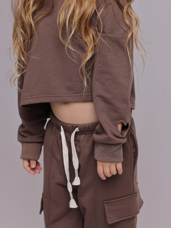 חליפת בנות פוטר לייקרה כותנה דגמח