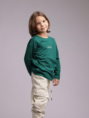 חולצה בנים טריקו - דגם RIGHT PLACE