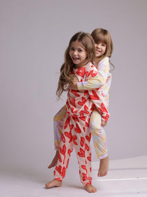 פיג'מה בנות קטיפה