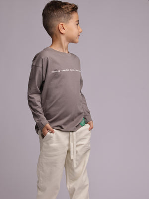 חולצה בנים טריקו - דגם בייסבול