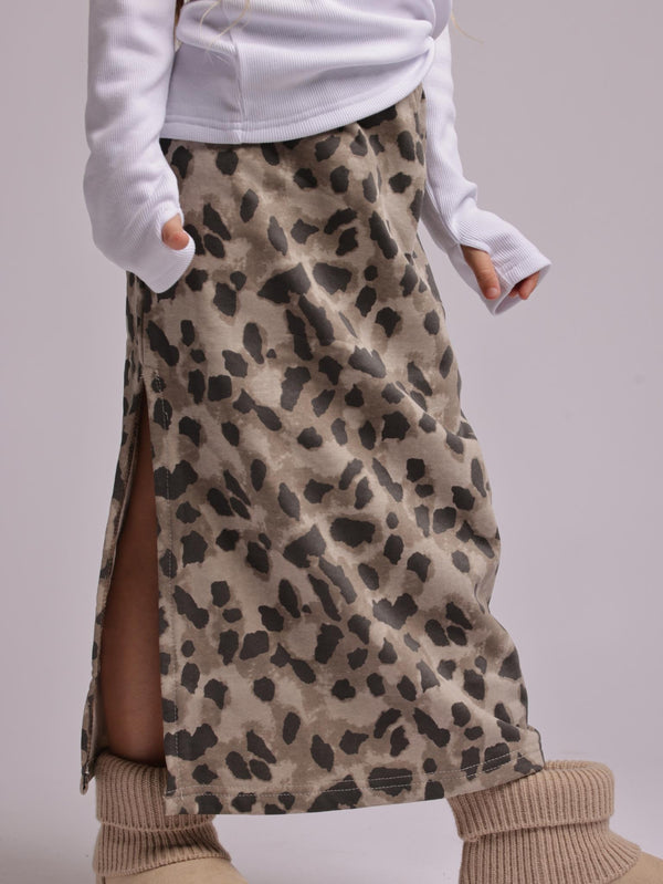 חצאית פרנץ טרי מנומר