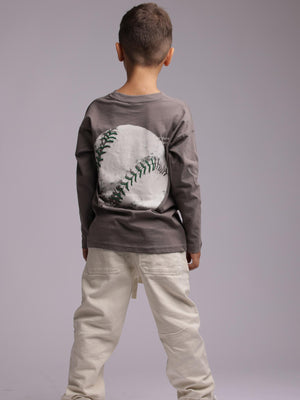 חולצה בנים טריקו - דגם בייסבול