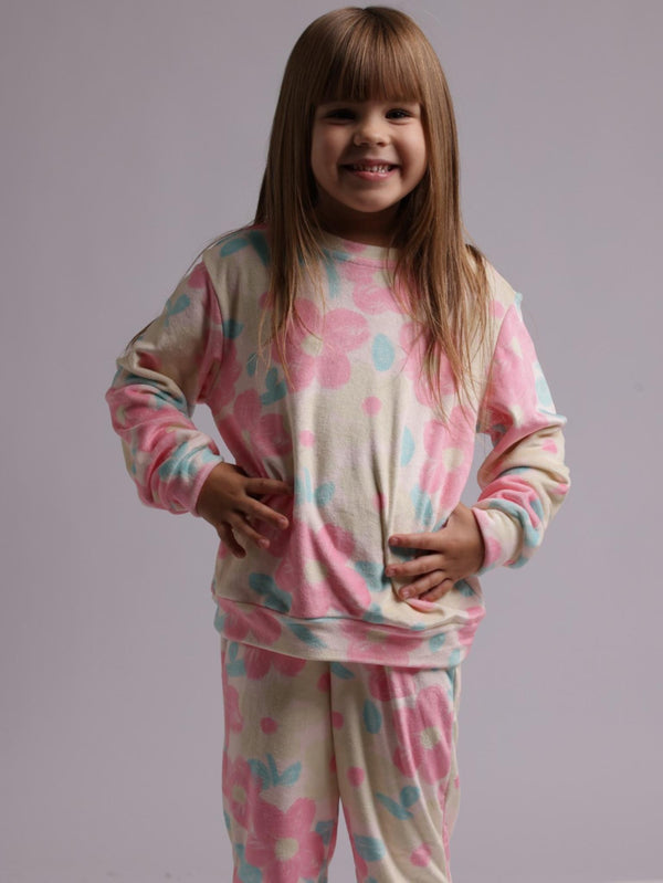 פיג'מה בנות קטיפה