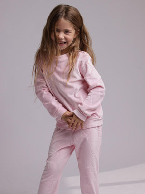 פיג'מה בנות קטיפה