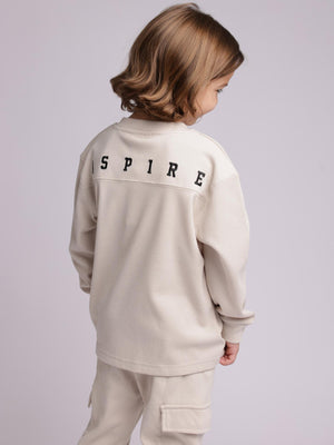 חליפה לילדים ריב כותנה מגורד דגם ASPIRE