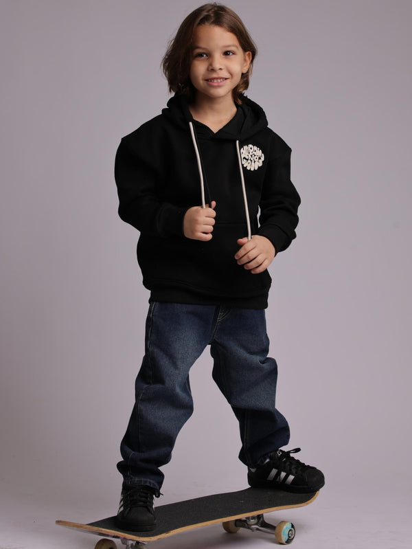 ג'ינס לילדים עם גומי במותן גזרה רחבה בויפרנד