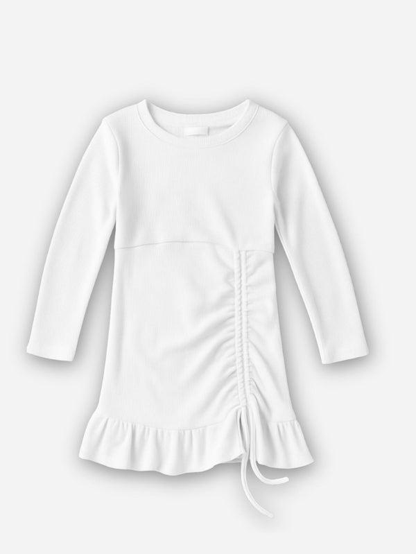 שמלת ריב לילדות עם כיווץ