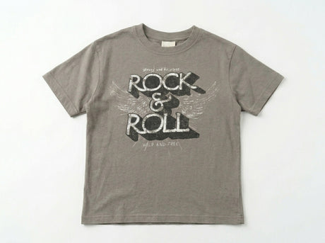 חולצת טריקו לילדות דגם ROCK&ROLL