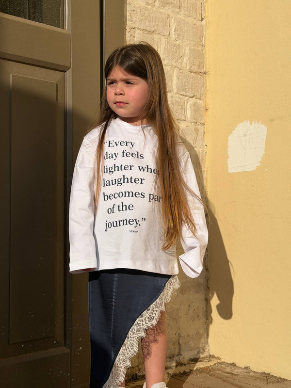 חליפת חצאית סטאן א-סימטרית לילדות