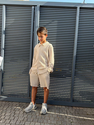 חליפת בנים סריג אוברסייז