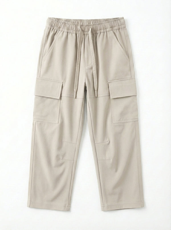 מכנסיים מבד פרשוט דגמ'ח לילדים