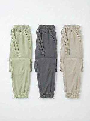 מכנסיים מבד פרשוט לילדים